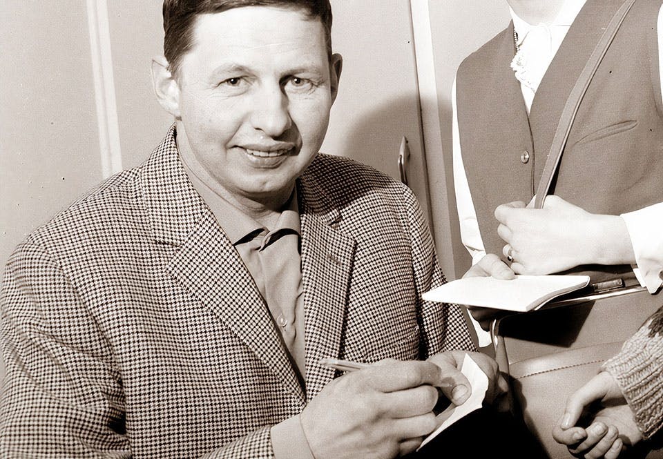 Bandyspelaren och flottaren Gösta »Snoddas» Nordgren